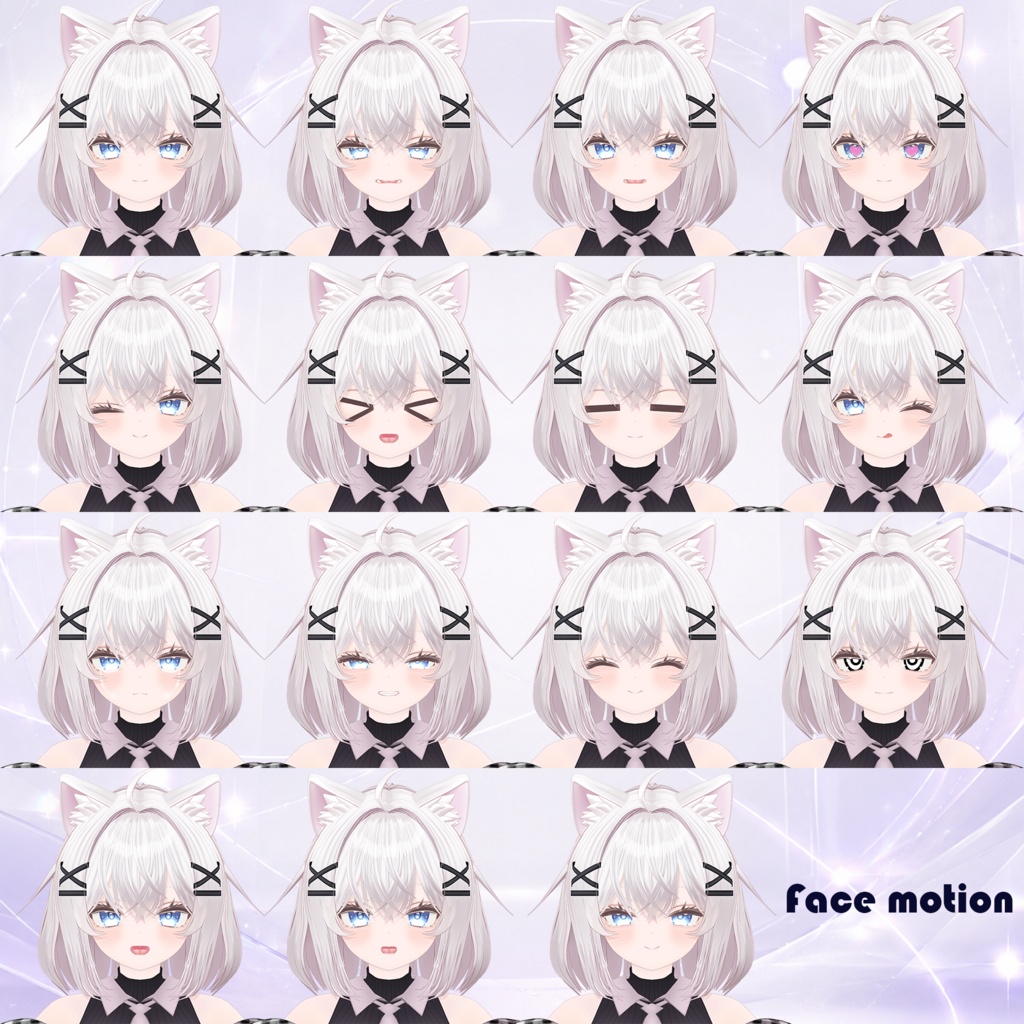Felia -フェリア-のハンドサイン連動表情14種類