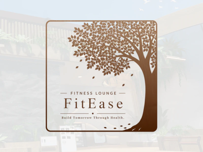 木目の床と植物に囲まれたVRChatワールド「FitEase - Build Tomorrow Through Health -」