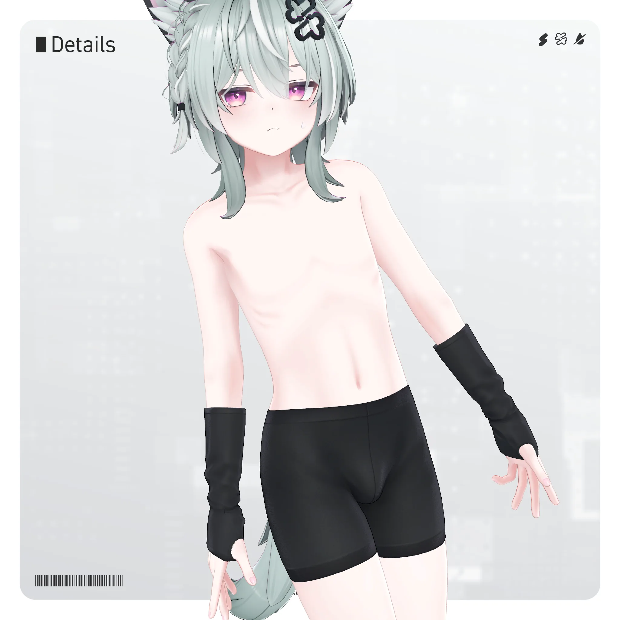 キリサメの素体と商品構成を示した公式画像