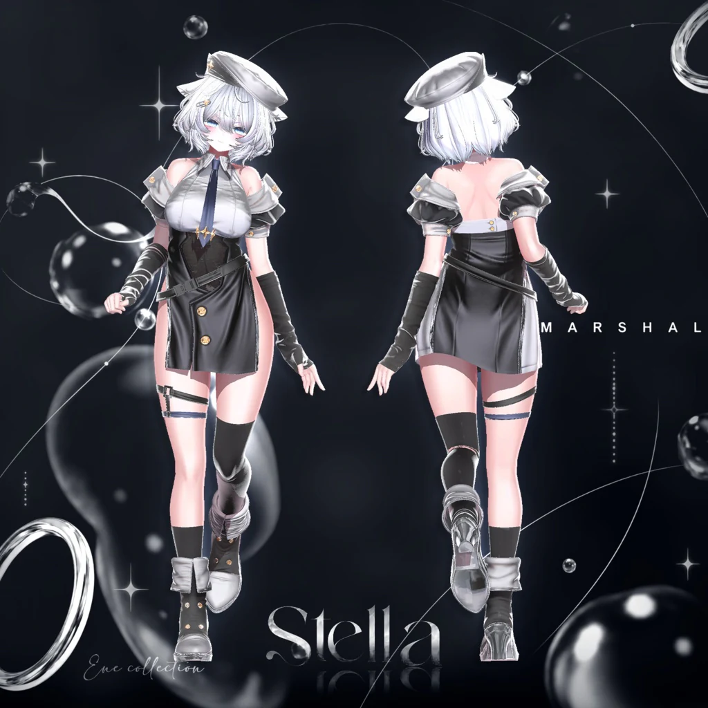 Stella Marshalの前後の全身デザインが分かる公式商品画像