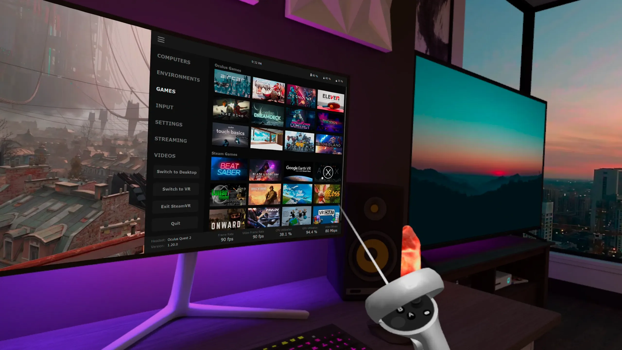 Meta Quest版Virtual Desktopの商品ページ公式スクリーンショット